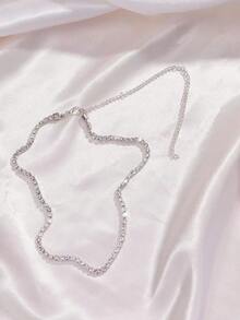 1 Cái/bộ Nữ Đơn Giản Và Gợi Cảm Dây Đơn Trắng Dây Chân Đá Cho Mùa Hè, Bikini Trang Sức Cơ Thể - Bạc - Xem 4