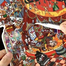 4pcs 2.5D Large Size Business Open Series Decorative Stickers, Suitable For Scrapbooking,School Supplies,Back To School