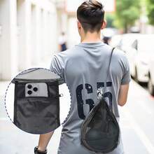 排球包，耐用篮球包，带小内袋，篮球携带包，可容纳 1 个球，各种运动球，包括篮球、足球、足球和橄榄球，黑色 - 彩色 - 查看 11