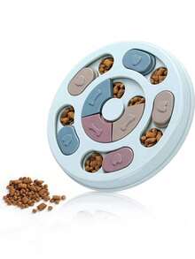 1pc Pet Feeder, Pet Intelligent Feeding Toy, Dog Puzzle Toy, Cat & Dog Hide Food Feeder, Cat & Dog Food Seeking Bowl, Pet Training Toy, Dog Interactive Food Bowl, Dog Foraging Bowl, Pet Food Bowl, Pet Food Partition Game Plate, Pet Anti-Choking Bowl, Pet Supplies, Dog Puzzle Toy For Boredom, Puppy Intelligence Training Game Feeder, Cat & Dog Foraging Toy, Pet Entertainment Toy (For Pet Use Only) - Blue - View 11