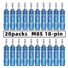 20pcs Ultima M8S 18 36 Round Nano -Pin 0.25mm Cartridges - Compatible With A9, A11, A8S, M8S, And Bio Pen Q2 - Original Replacement Parts - 20 cái 18 chân - Xem 1