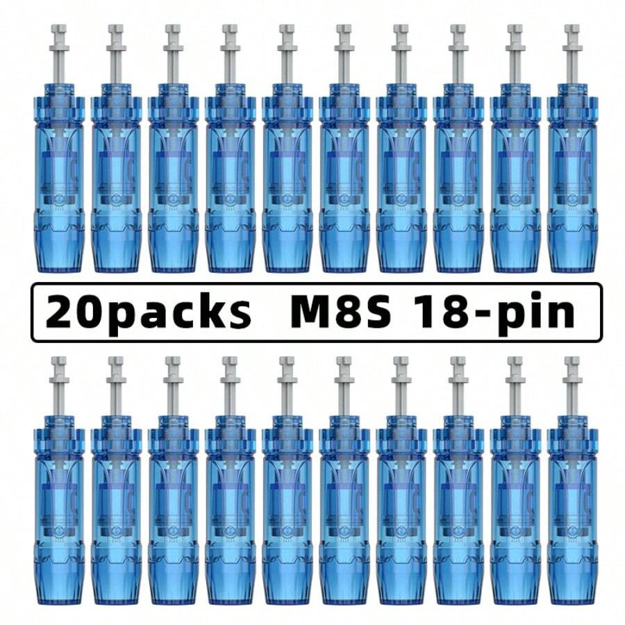20pcs Ultima M8S 18 36 Round Nano -Pin 0.25mm Cartridges - Compatible With A9, A11, A8S, M8S, And Bio Pen Q2 - Original Replacement Parts - 20 cái 18 chân - Xem 1