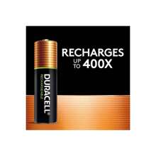 Baterías recargables Duracell NiMH con tecnología Duralock Power Preserve, tamaño AA