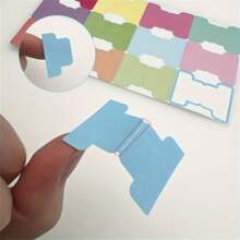 60 Writable Double Sided Adhesive Index Tabs - 12 Mixed Color Planner Stickers For Book Page Markers, Office & School Supplies, Durable Adhesive Page Markers, Planning Accessories For Organizational And Annotation Use | Vibrant Index Tabs | Flexible Adhesive Tabs,School Supplies,Back To School