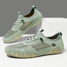 Large Size Hollow Out Men's And Women's Outdoor Casual Summer Breathable Mesh Sports Shoes - Z8808 Brown - View 2