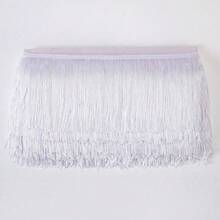 4 Inches Polyester Fringe Trim Lace Tassel Fringe Trimming For Latin Dress Stage Clothes Lamp Shade Decoration DIY