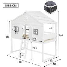 Kids Bed Frames, Headboards & Footboards - White - View 10