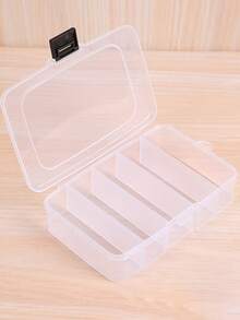 发夹和首饰收纳盒，5 个隔层，6 个隔层，用于美容化妆和美发工具、橡皮筋夹和发饰的收纳盒，带扣便携式分格盒，情人节女士收纳盒，旅行必需品，返校宿舍收纳