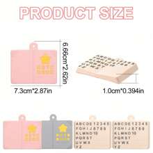 1 Piece DIY Handmade Silicone Focal Bead Book-Shaped Alphabet And Number Pendant Charm - Fashion Decorative Accessory For Backpack, Beading Chain, Jewelry Making, Unisex Gift