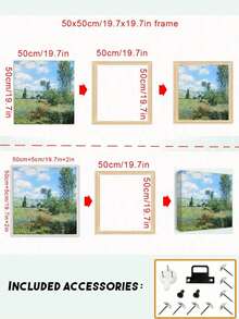 SURELIFE 1 套木框 DIY 30x40 40x60cm 50x70cm 用于帆布油画松木框架、墙艺画、钻石画框、榫卯木条、加厚笔触、拉伸丝绸框架、练习、木制内框客厅卧室家居装饰 - 松木 - 查看 16