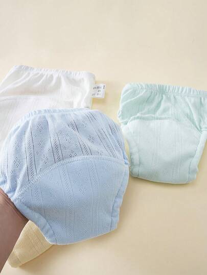 3 chiếc quần tập đi vệ sinh cho trẻ sơ sinh, tã vải có thể giặt được cho bé, miếng lót tã chống thấm nước, đồ lót trẻ em có thể tái sử dụng, thích hợp để tập đi vệ sinh cho bé trai và bé gái, đồ dùng thiết yếu cho bé