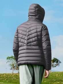 Chamarra Calefactable Acolchonada Para Niños SMILE KIDS – Ligera y Cálida - Gris - Ver 4