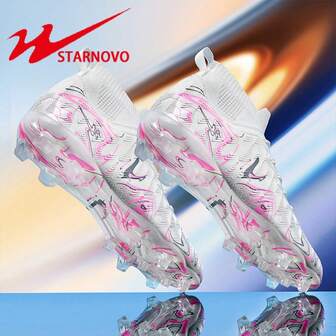 1 双男女足球鞋，猎鹰钉鞋，专业训练鞋，适合学生和年轻人，迷彩设计