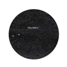 2pcs Black Sequined Tablecloths, 35 Inch Round Small Glitter Tablecloth For Birthday, Cake, Party, Christmas, Wedding, Home And Outdoor Decor - Multicolor - View 4