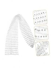 Bonés femininos com decoração de strass brilhantes, rede de pesca com buracos, máscara facial completa, lenço de cabeça, chapéus para festa e escola