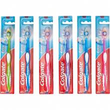 6ct Colgate Extra Clean Toothbrushes Firm - Multicolor - View 1
