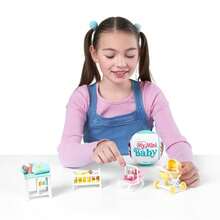 ZURU 5 sztuk kapsułek-niespodzianek z serii 1 dla małych dzieci, kolekcjonerskie tajemnicze zabawki do rozpakowywania dla dzieci, realistyczne miniaturowe niemowlęta, zestaw zabawek i akcesoria, odpowiednie dla dziewczynek w wieku 3+ lat (1 opakowanie) - Moja Mini Seria Dziecięca 1 - Zobacz 7