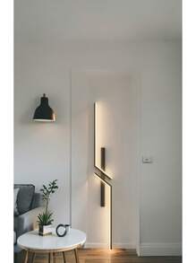 Lámpara de pared recargable por USB inalámbrica, de 3 temperaturas de color regulables, adecuada para sala de estar, dormitorio, gabinete de TV, entrada