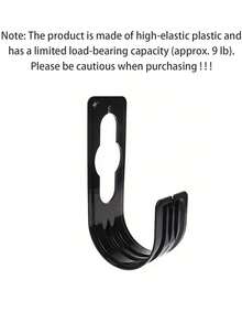 1pc Garden Hose Hook, Plastic Wall-Mounted Water Pipe Hanger Support Bracket Home Supplies(Plastic)