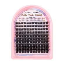 Single Cluster Segmented Natural 3D Lower Lashes False Eyelashes Set C Curl Dense Date Eyelashes False Eyelashes Halloween Lash Clusters Lash Clusters Kit - DIY-sET-476 (pink Three-piece Set) - View 7