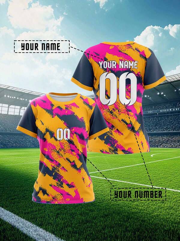 Camiseta deportiva personalizada 2025, nueva camiseta de verano informal para entrenamiento al aire libre, camiseta de manga corta para equipo deportivo de mujer, con nombre y número personalizados en el frente y la espalda, transpirable y de secado rápido para uso diario casual, fiesta, ajuste cómodo de camiseta interior blanca