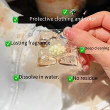 Nuevas bolas con fragancia de lavanda para detergente de lavandería, 5 en 1 con limpieza profunda y aroma duradero