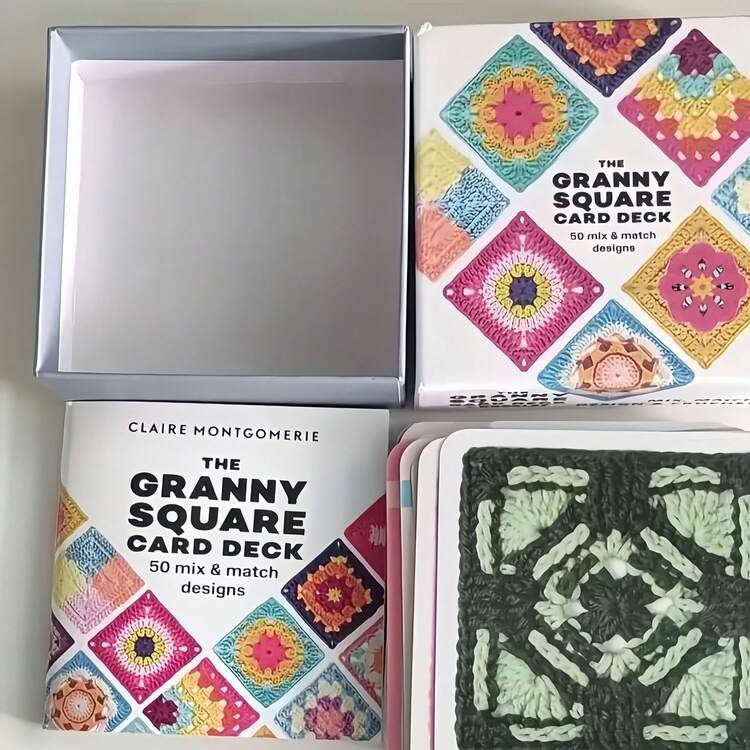 Beginner Crochet Kit: Mixed Plaid Pattern & Dynamic Card Kit - Easy Crochet Plaid Beginner's Guide - 彩色 - 查看 3