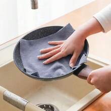 XFHSZ 30-Piece Super Absorbent & Rust-Resistant Microfiber Cleaning Cloth Set, Multi-Purpose Kitchen Heavy Grease Removal Cloths, Powerful Stain Removal Without Residue, Washable & Reusable, Lint-Free & Fuzz-Free, Non-Scratching On Kitchenware Surfaces, Wet & Dry Dual-Use Cleaning Roll Towels, Suitable For Living Room, Bathroom, Glass & Furniture Cleaning, Time-Saving & Labor-Saving Holiday Cleaning Essential, Cost-Effective Must-Have Household Cleaning Kit, Top Choice For Christmas Deep Cleaning Stock-Up - Xám - Xem 6