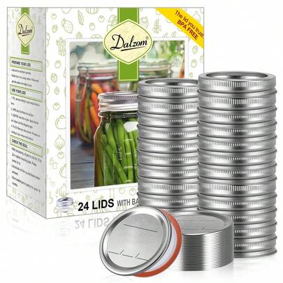 48PCS Canning Lids …