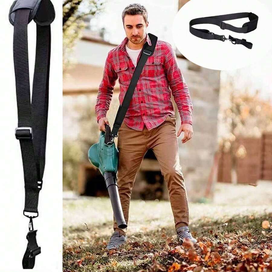 1pc Adjustable Shoulder Strap For Lawn Mower, Backpack Trimmer, Side Mounted Trimmer Carry Strap - Multicolor - View 1