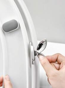 Knospe süße universelle Deckelöffner, Toilettendeckelöffner ohne schmutzige Hände, Toilettenring Gott, kreativer Zugreißer zum Entfernen des Deckels, Toilettenring kreativer tragbarer Hebemechanismus, universeller Entfernungsgott, hygienischer und langanhaltend Kunststoff-Toilettendeckel-Lifter mit hochglänzender Oberfläche: einfache selbstklebende Montage, wiederverwendbar - unentbehrliches praktisches Haushaltsaccessoire