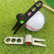 1pc Golf Ball Repair Tool, Golf Accessories - Silver - View 2