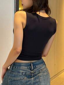 Women Tank Tops & Camis - Black - View 3