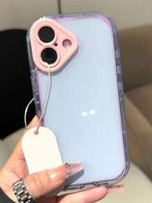 拼色双色果冻软手机壳 适用于 16 15 14 13 Pro Max 创意防震保护套