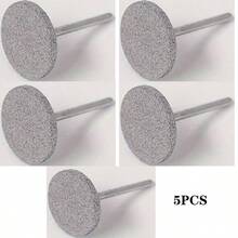 Brocas de diamante hipoalergênicas para unhas, 1/2/5/9 peças, discos de polimento para pedicure, remoção de calos, esfoliante de pele morta, lixa elétrica para pés, haste de 20 mm para uso em salão de beleza