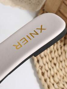 女士平底凉鞋法式时尚圆头一脚蹬拖鞋，2024 年新款夏季海滩度假休闲拖鞋情人节 - 白色 - 查看 11