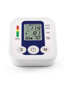 Pulsovital Automatic Digital Blood Pressure Monitor - Blue and White - View 4