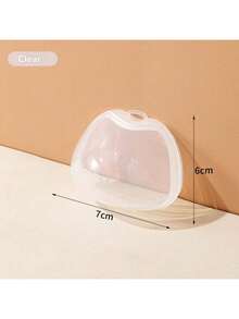 3pcs/2pcs/1pc Durable Clear Pacifier Holder | Pacifier Storage Box, Modern Aesthetic Plastic Structure, Essential Organizer, Ideal Choice For Halloween, Christmas, Thanksgiving, Easter Gift Box - Clear - View 9