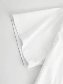 St. Patrick's Day Women's Long Sleeve Crew Neck T-Shirt - Glittery Four-Leaf Clover Print Casual Top, Machine Washable Spring & Fall Holiday Apparel, Everyday Comfort, Festive Design, Smooth Fabric - 白色 - 查看 3