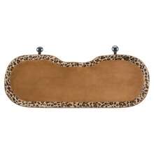 时尚豹纹汽车坐垫冬季加厚保暖车用坐垫兔毛柔软舒适汽车坐垫 - 兔毛豹紋邊 - 查看 14