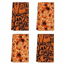 2/4 paños de cocina de Halloween, altamente absorbentes y decorativos, apropiados para decoración festiva, cocinar, hornear, regalos de inauguración de casa y limpieza - Multicolor - Ver 15