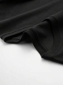 Women'S 100% 200g Printed T-Shirt  Round Neck Comfortable And Breathable  Available In Black, White, And Royal Blue  GYM Therapy Print  Ideal For Gym And Casual Wear - 黑色 - 查看 4