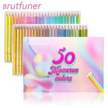 Coffret de pastels gras de couleur macaron - dureté HB, effaçable, qualité professionnelle d'artiste, convient pour la peinture et les fournitures artistiques, fournitures scolaires, rentrée scolaire