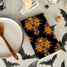 2/4 paños de cocina de Halloween, altamente absorbentes y decorativos, apropiados para decoración festiva, cocinar, hornear, regalos de inauguración de casa y limpieza - Multicolor - Ver 6