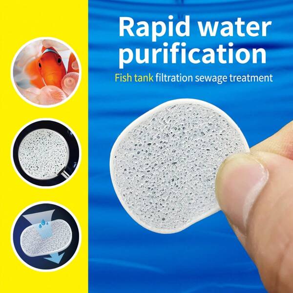 25g/80g Aquarium Biofiltration Media, Suitable For Fish Tank, Koi Pond, Aquaculture And Hydroponics Water Filtration, Supports Nitrification, Bacterial Cultivation And Filter Membrane Suspension