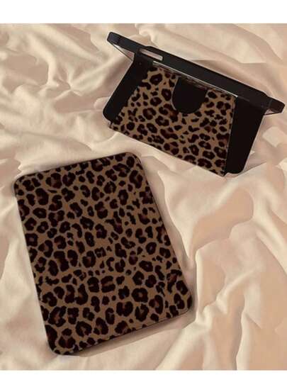 1 Piece Leopard Print Stand Tablet Case Compatible With Ipad 10.9/Air4/5/6/10.2/10th/Pro11 2024/9.7/10.5/Supporting S7/S8/S9/S6/S7+/S8+/S7FE/A11+/A8/A9