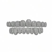 1/2 Hip Hop Shining 18K Gold Plated Cubic Zirconia Gold Teeth Decoration Teen Grilz Grills 10 Teeth Upper And Lower Teeth Decoration Punk Bracelets Halloween Cosplay Rap Gorgeous Jewelry - Multicolor - View 16