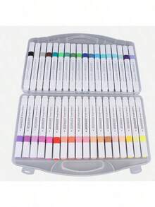 Plumones de Acrilico 36 pz Resaltadores Para La Vuelta Al Colegio Material escolar - Multicolor - Ver 1