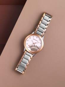 Juicy Couture Reloj de cuarzo para mujer Waych, reloj de pulsera de acero inoxidable con detalles de cristal de primera calidad para mujer.
