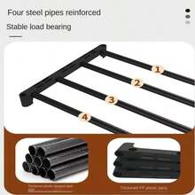 DMA Super Calidad Zapatero 9 Niveles, Organizador Zapatera Rack, Zapatero Pequeño Apilable para 18-27 Pares, Organizador de Zapato para Almacenar y Guardar Los Zapatos - Multicolor - Ver 4